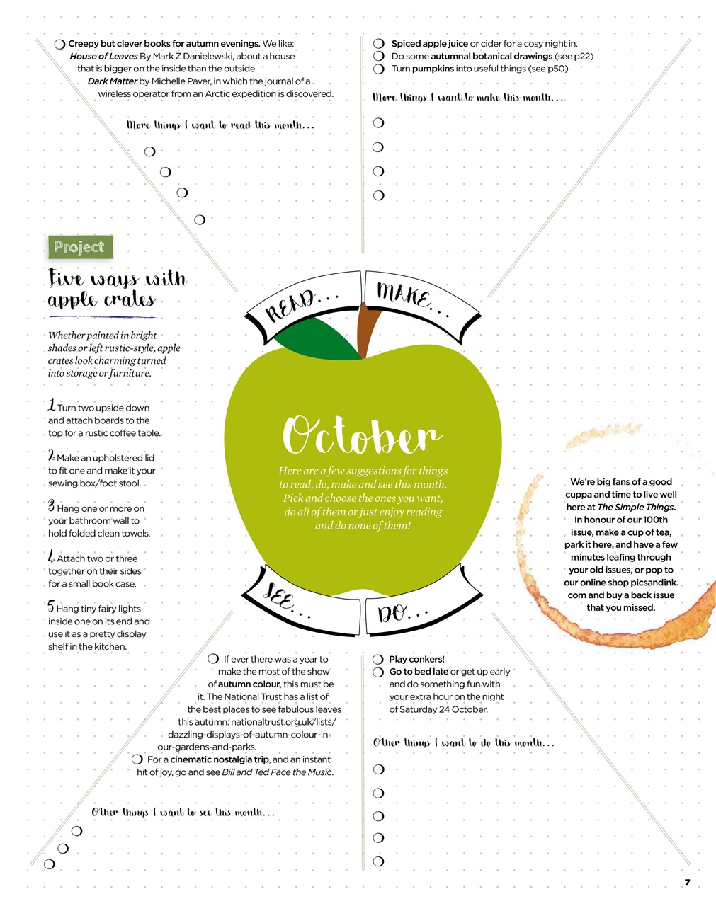 The Simple Things Preview Pages