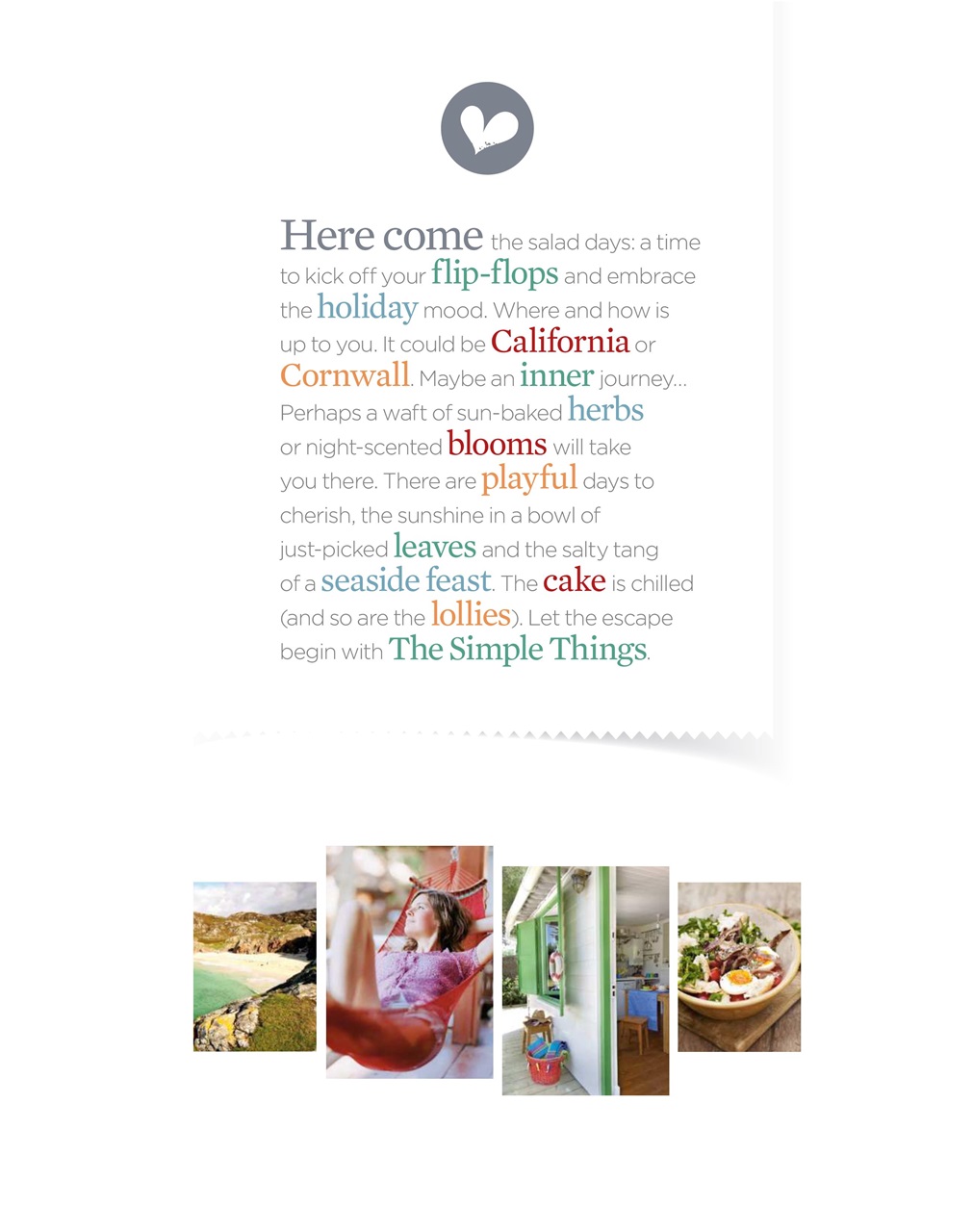 The Simple Things Preview Pages