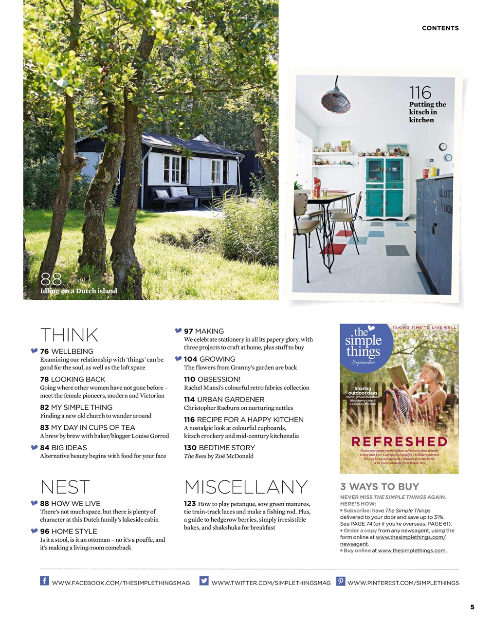 The Simple Things Preview Pages