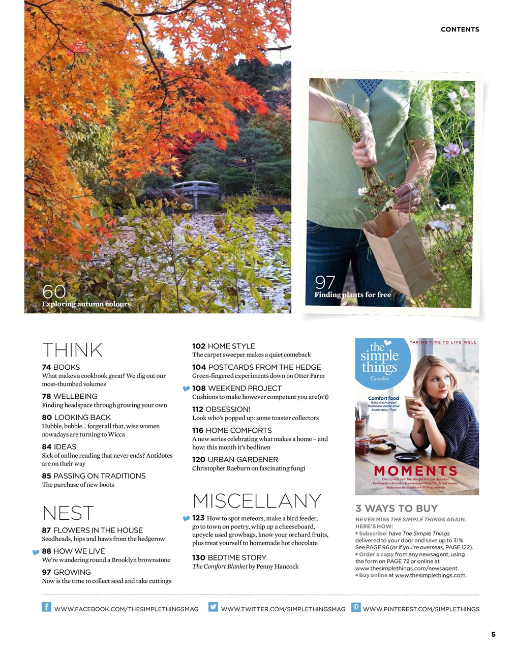 The Simple Things Preview Pages