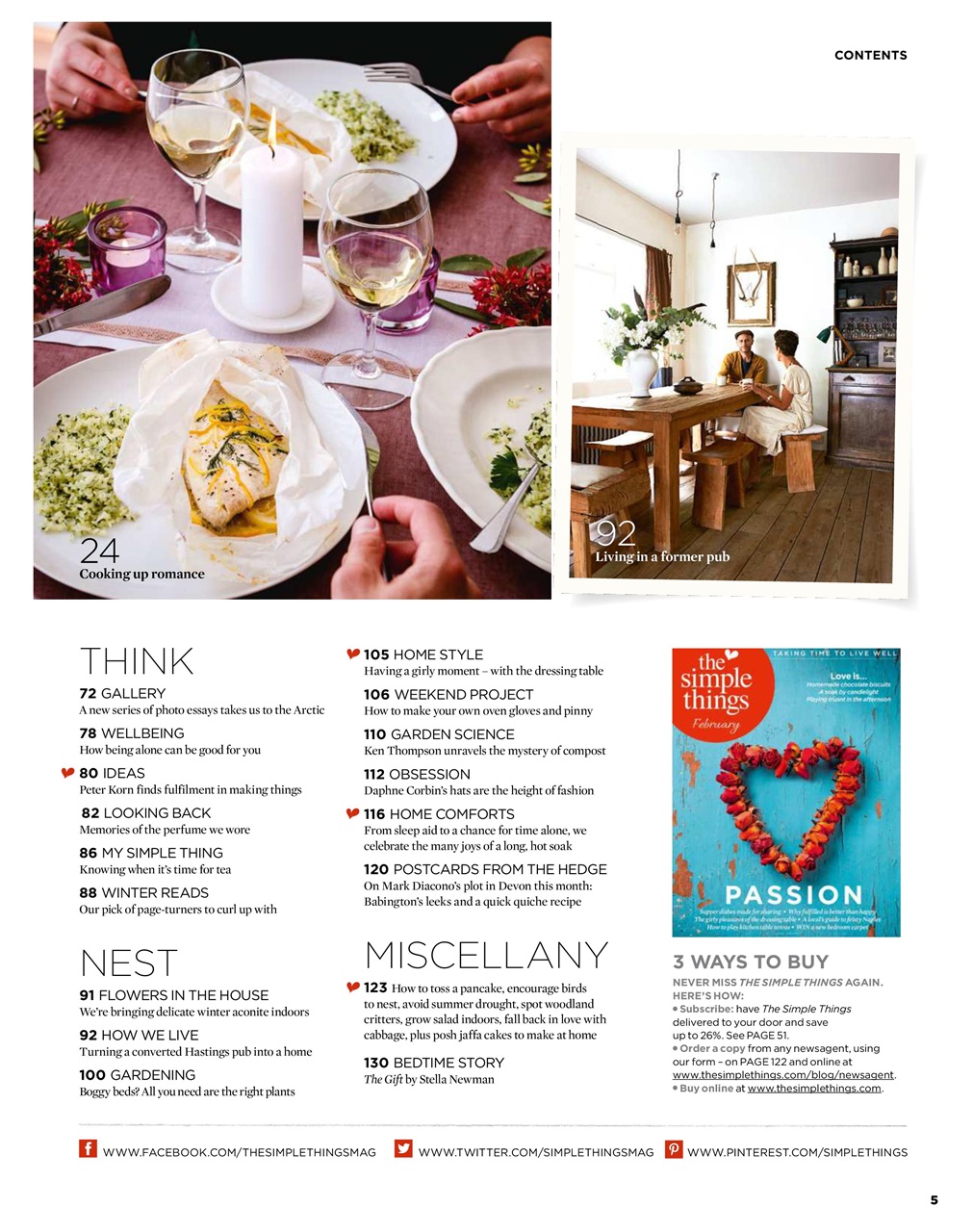 The Simple Things Preview Pages