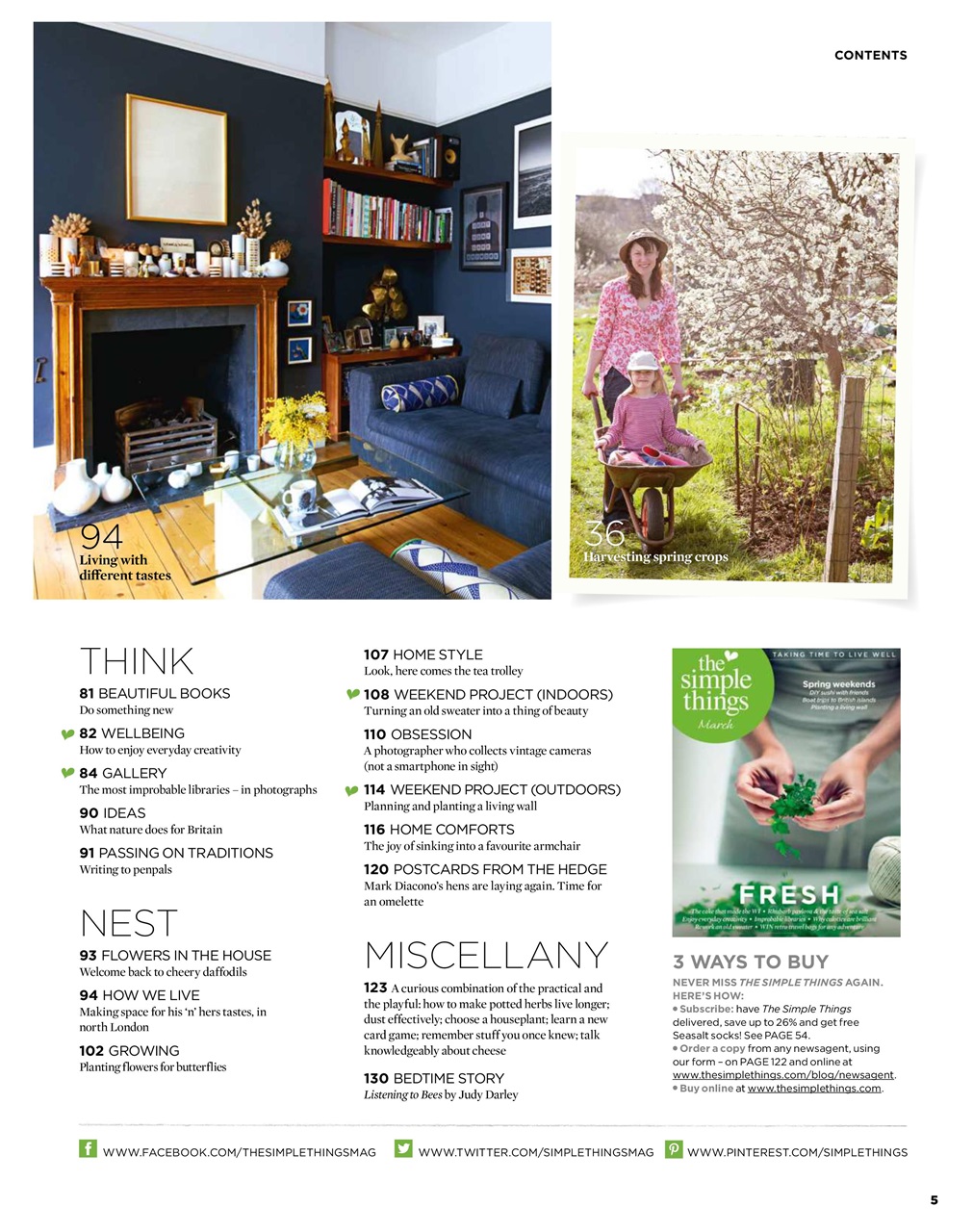 The Simple Things Preview Pages