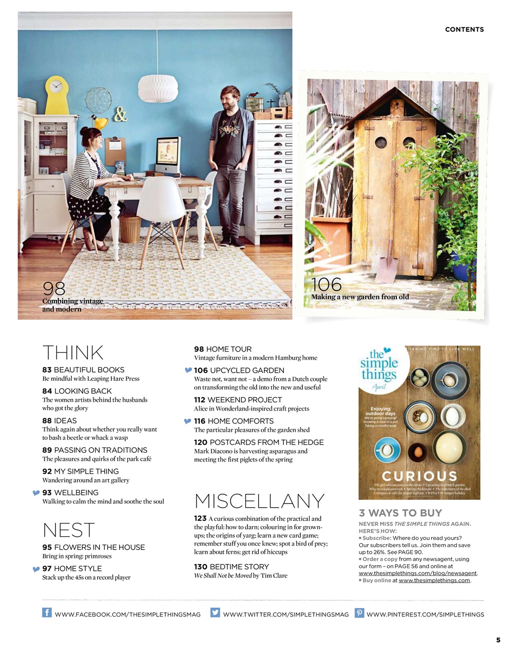 The Simple Things Preview Pages