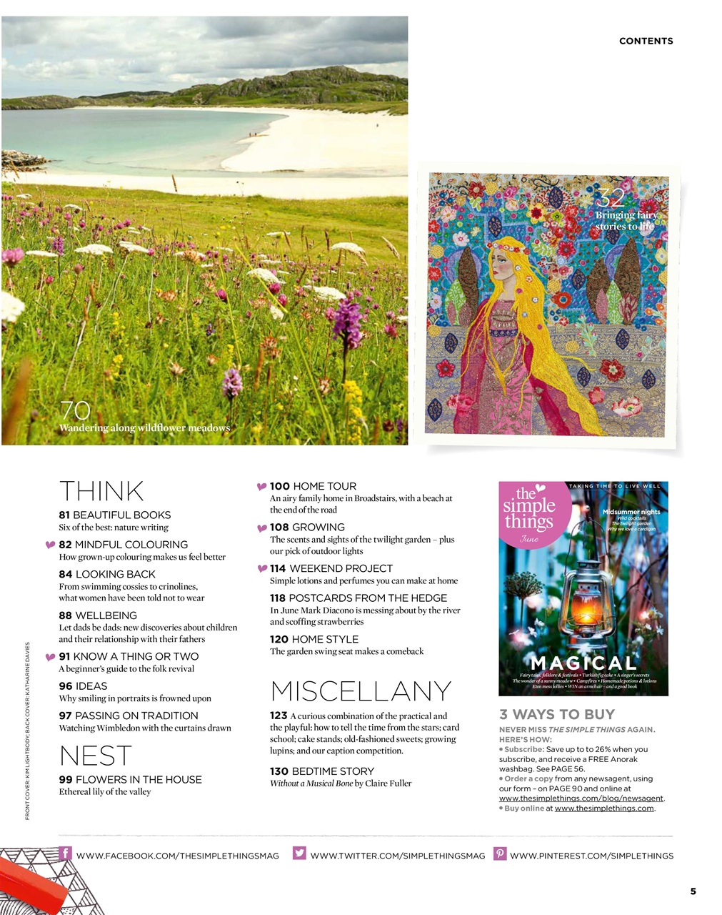 The Simple Things Preview Pages