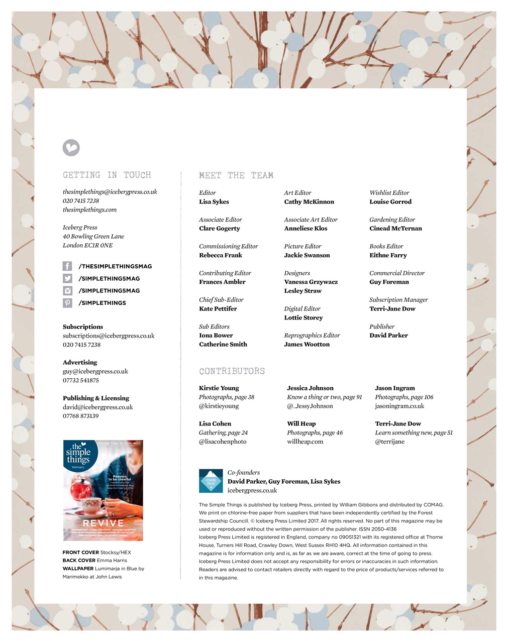 The Simple Things Preview Pages