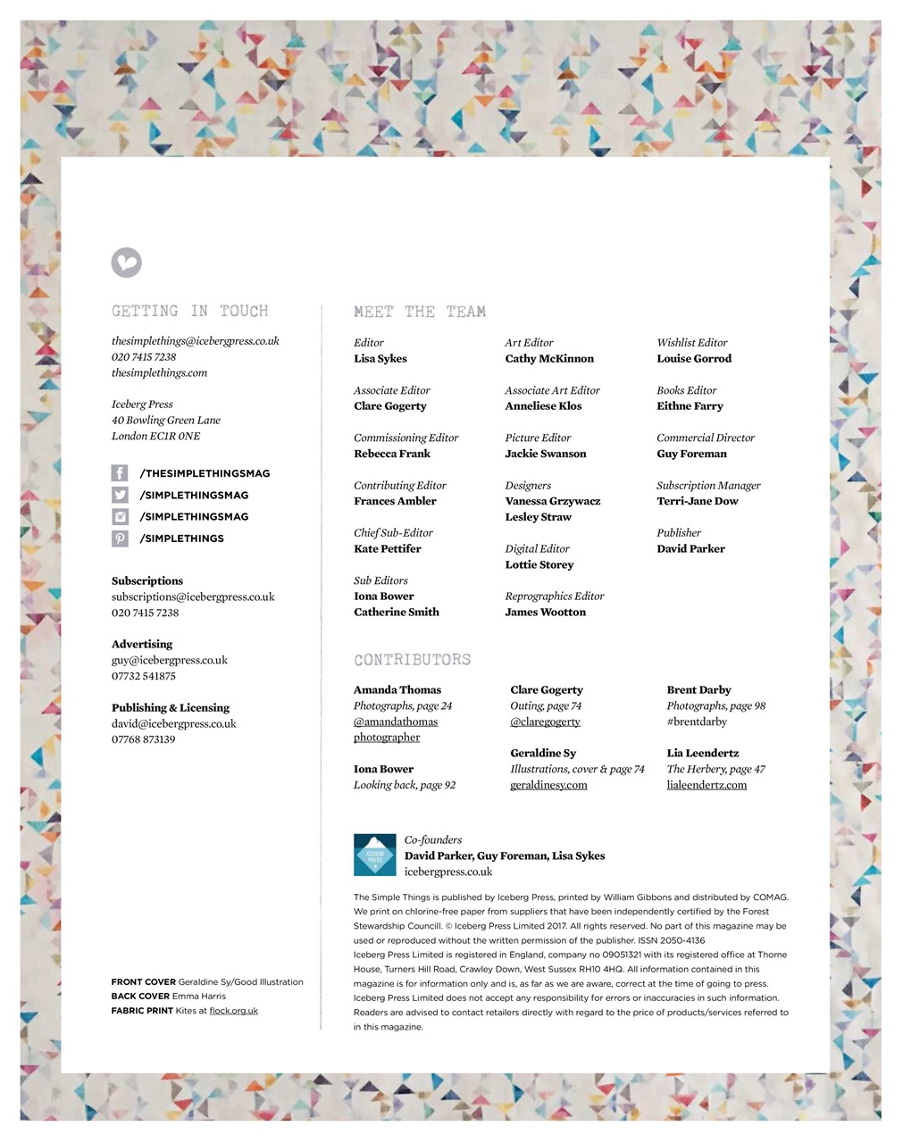 The Simple Things Preview Pages