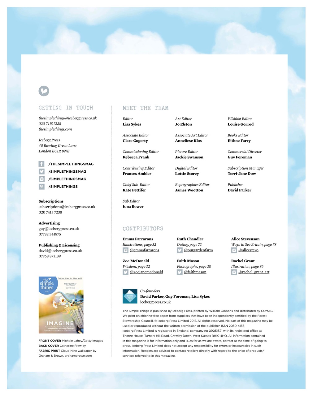 The Simple Things Preview Pages