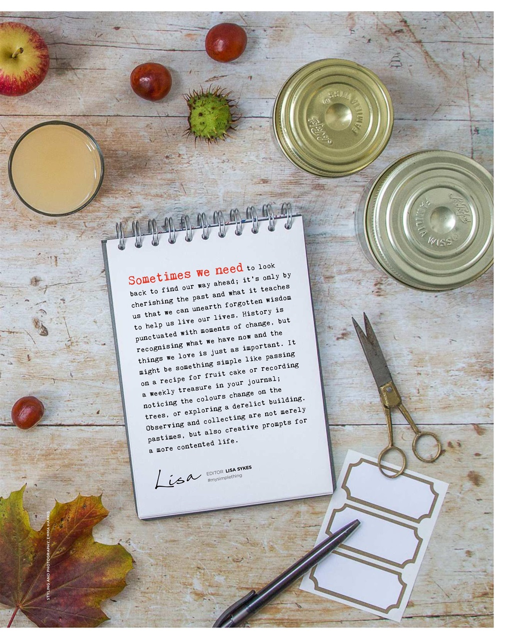 The Simple Things Preview Pages