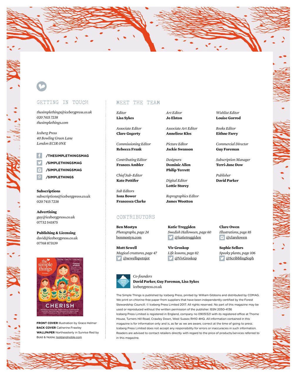 The Simple Things Preview Pages