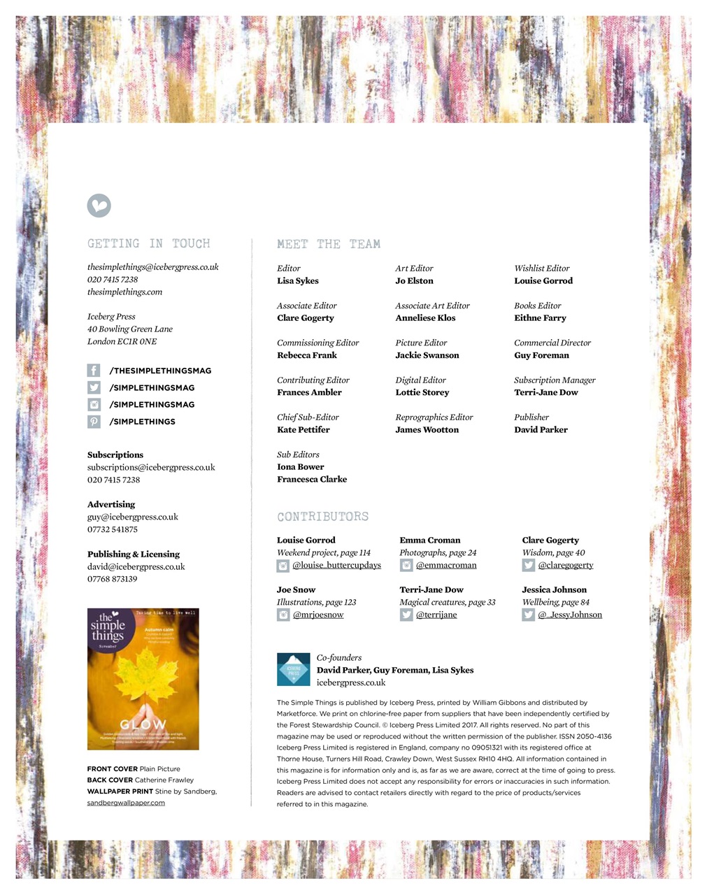 The Simple Things Preview Pages