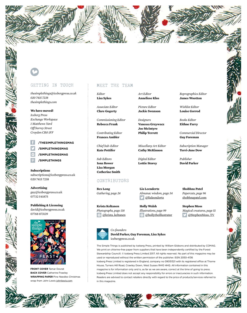 The Simple Things Preview Pages