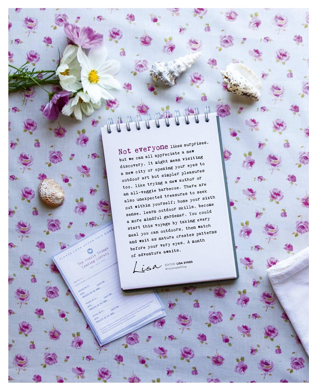 The Simple Things Preview Pages