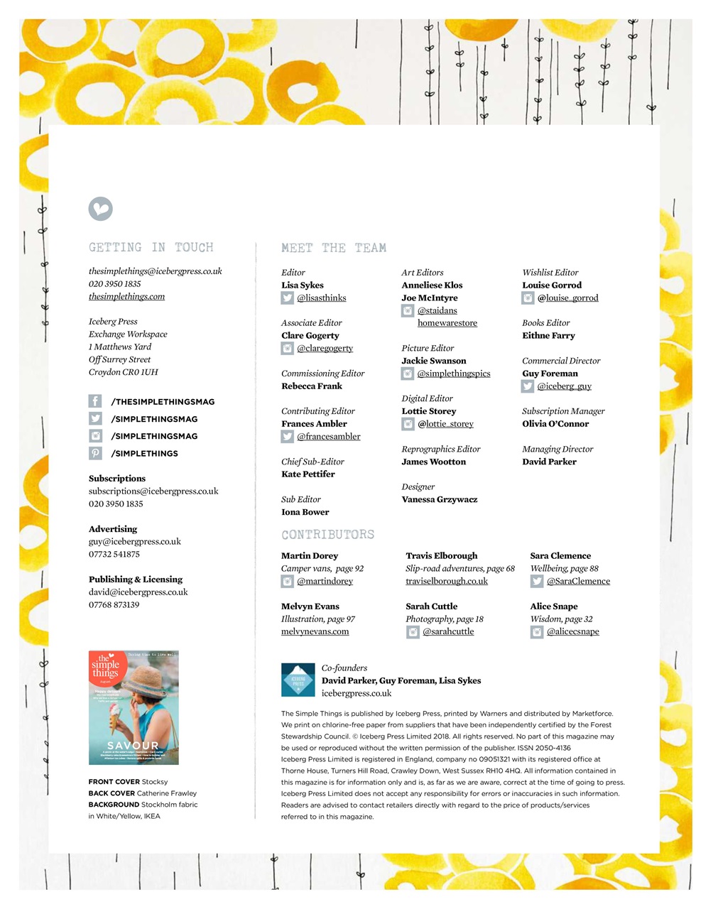 The Simple Things Preview Pages