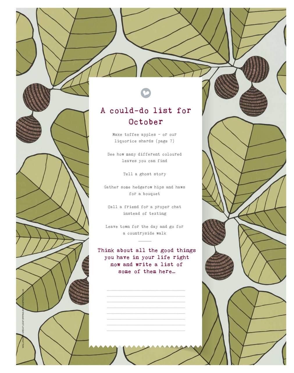 The Simple Things Preview Pages