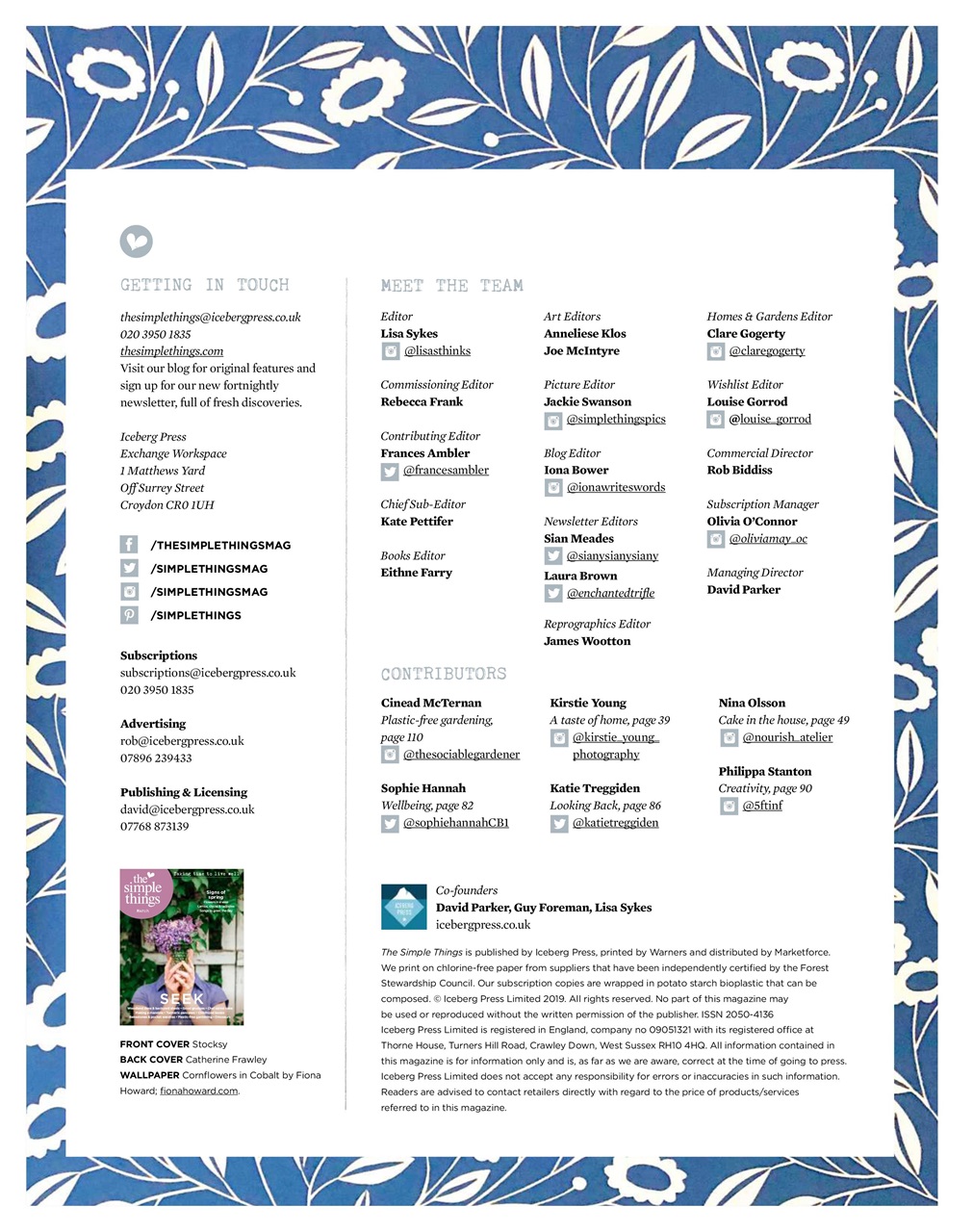 The Simple Things Preview Pages