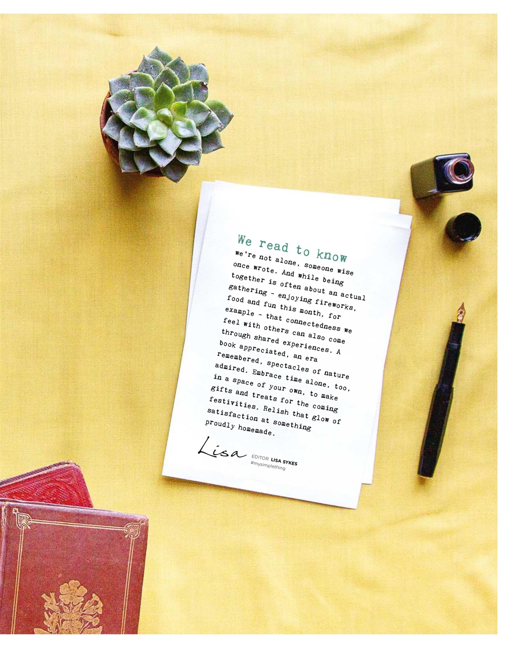 The Simple Things Preview Pages