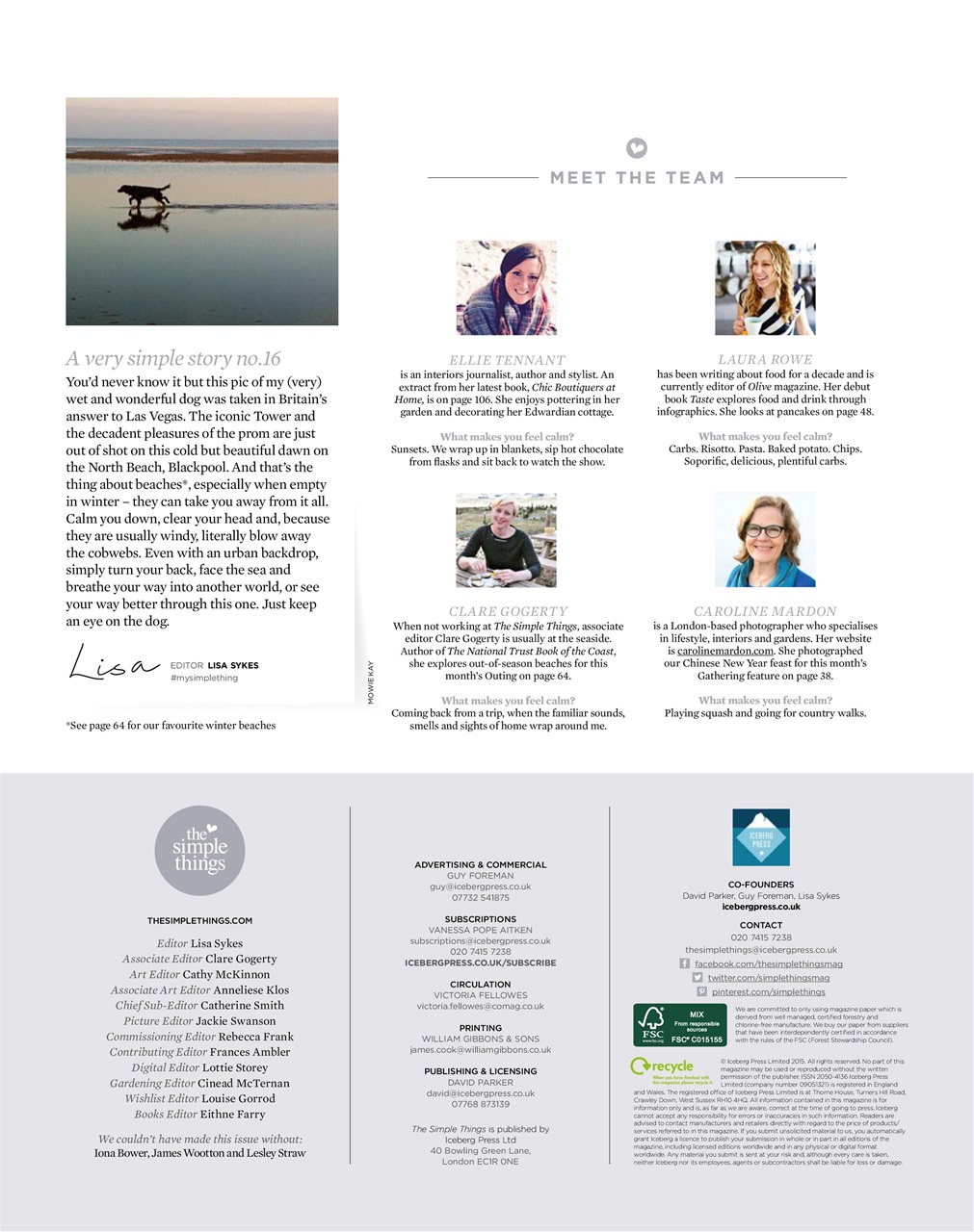 The Simple Things Preview Pages