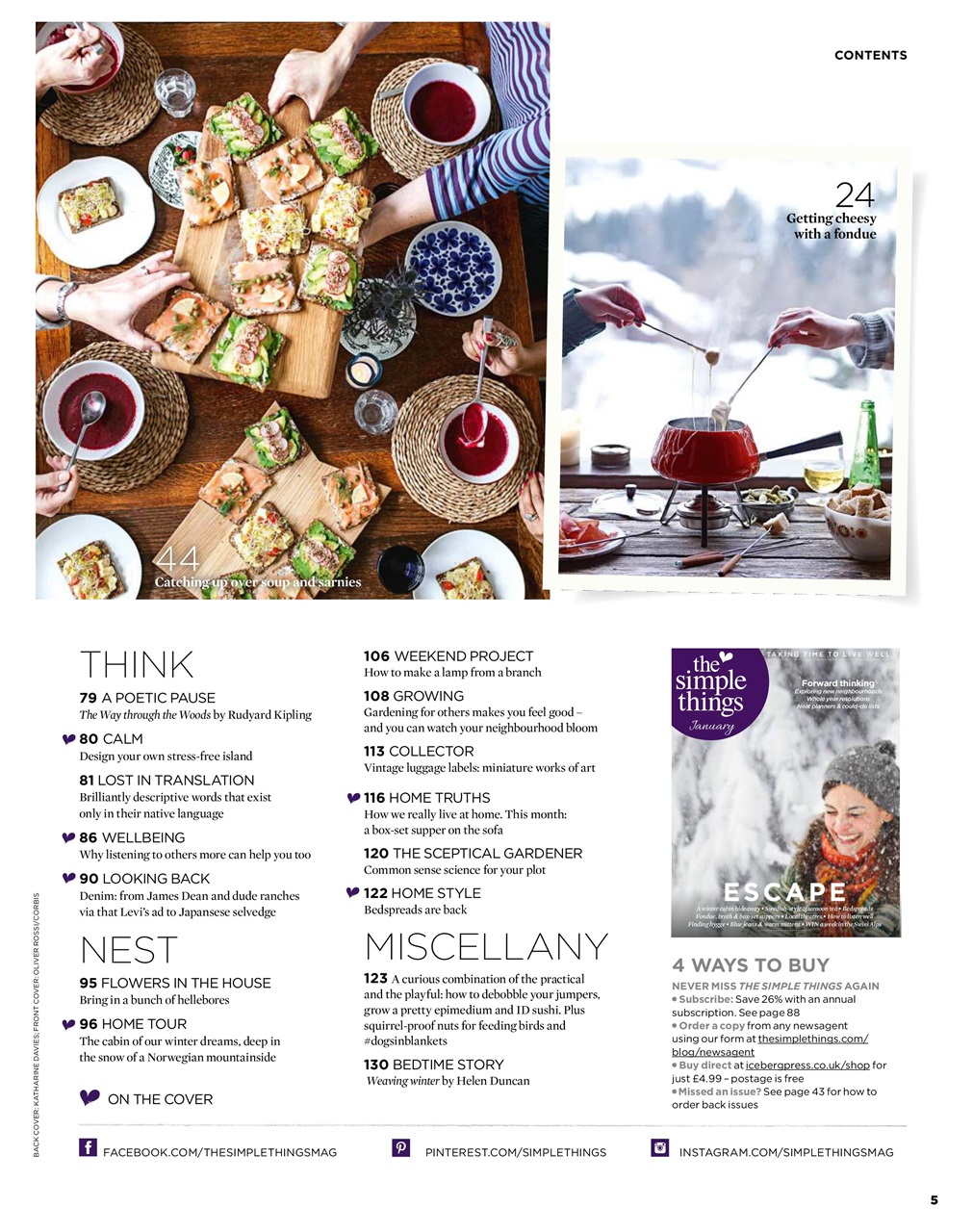 The Simple Things Preview Pages