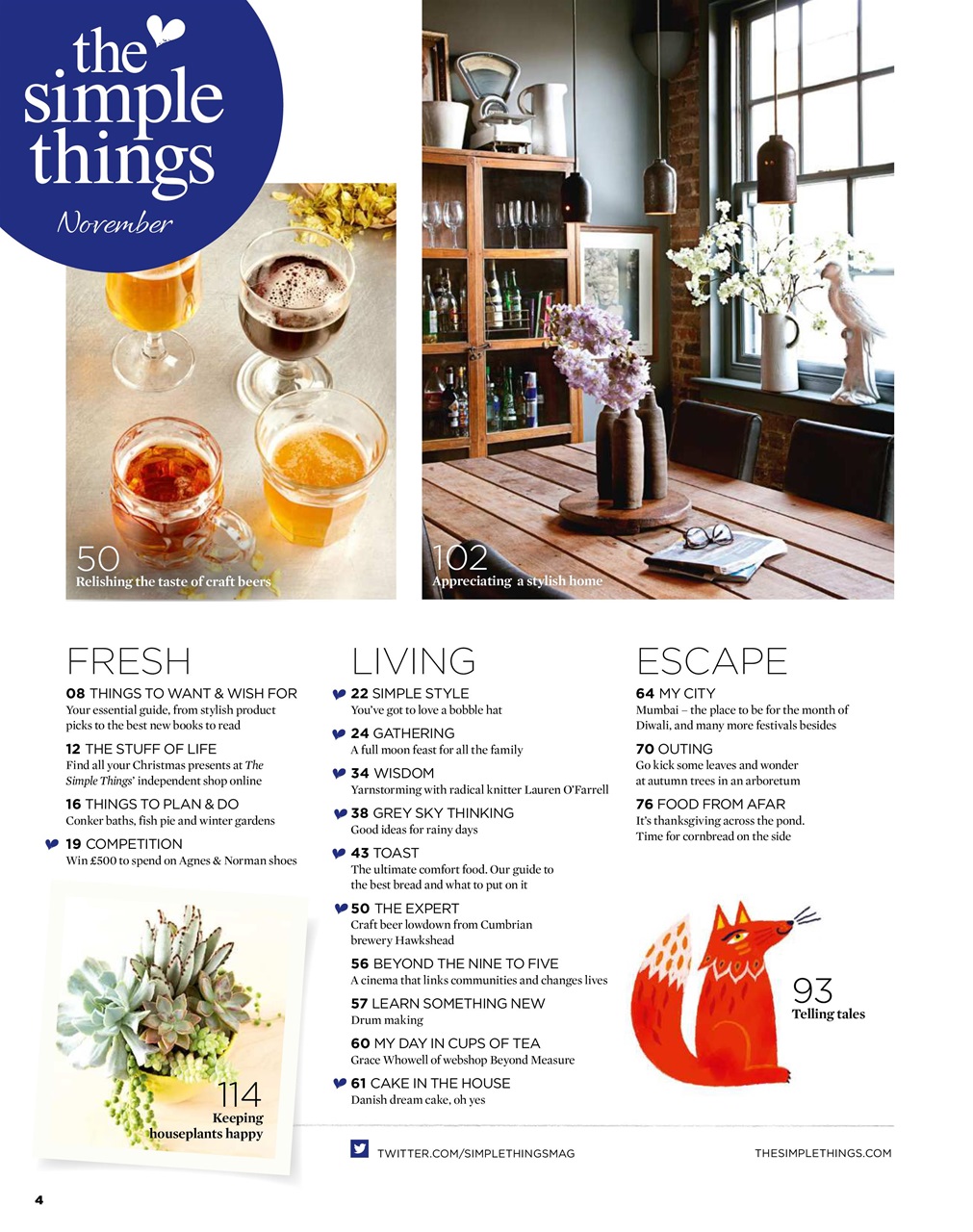 The Simple Things Preview Pages