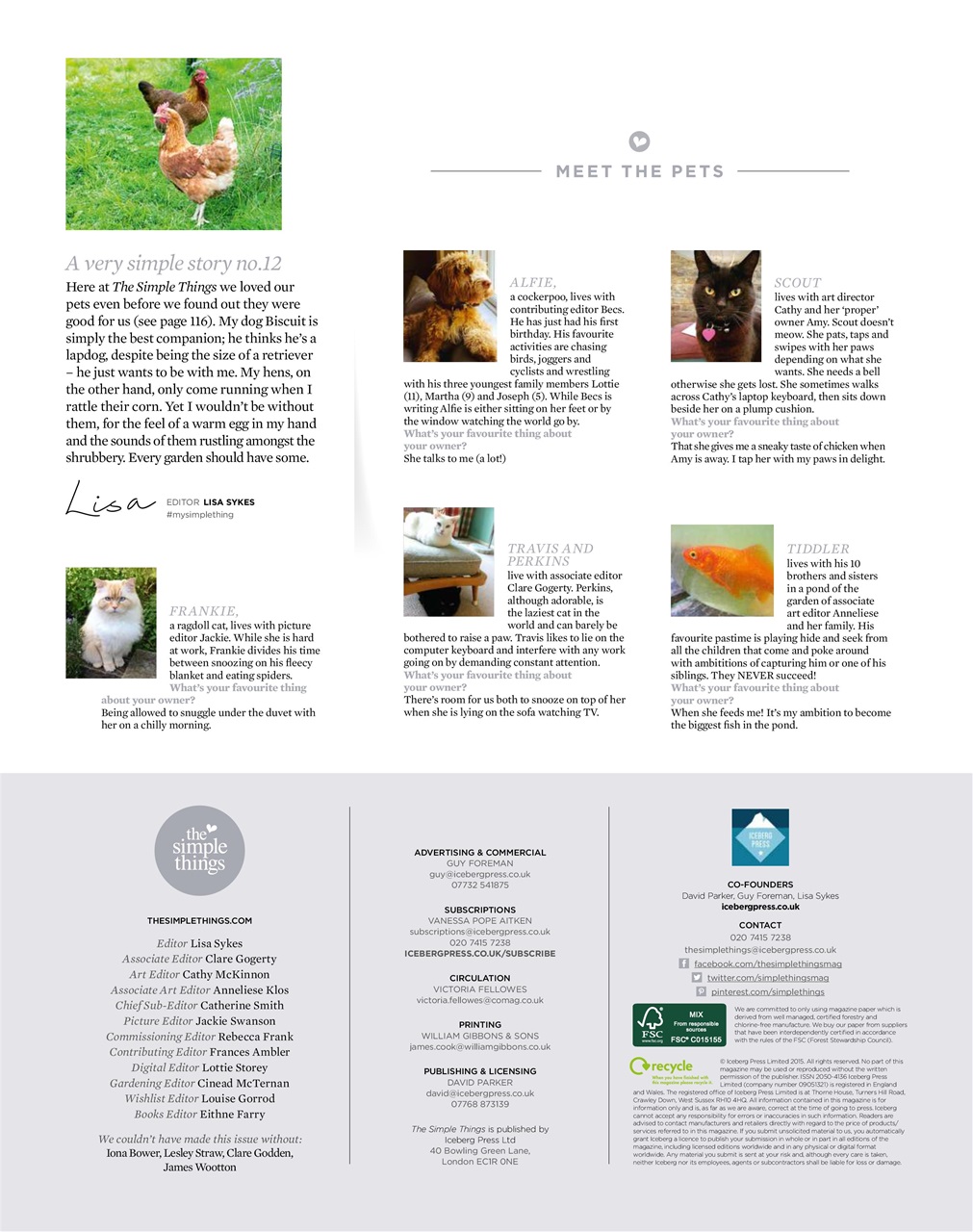 The Simple Things Preview Pages