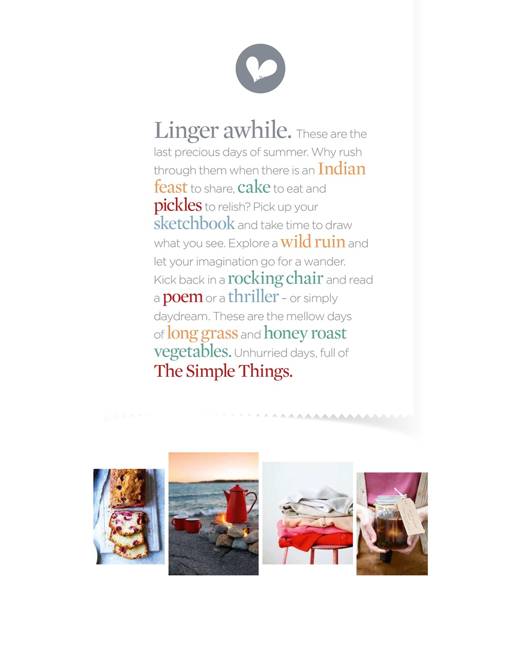 The Simple Things Preview Pages