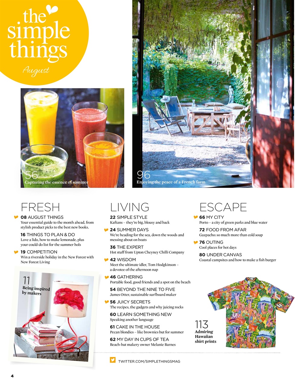 The Simple Things Preview Pages