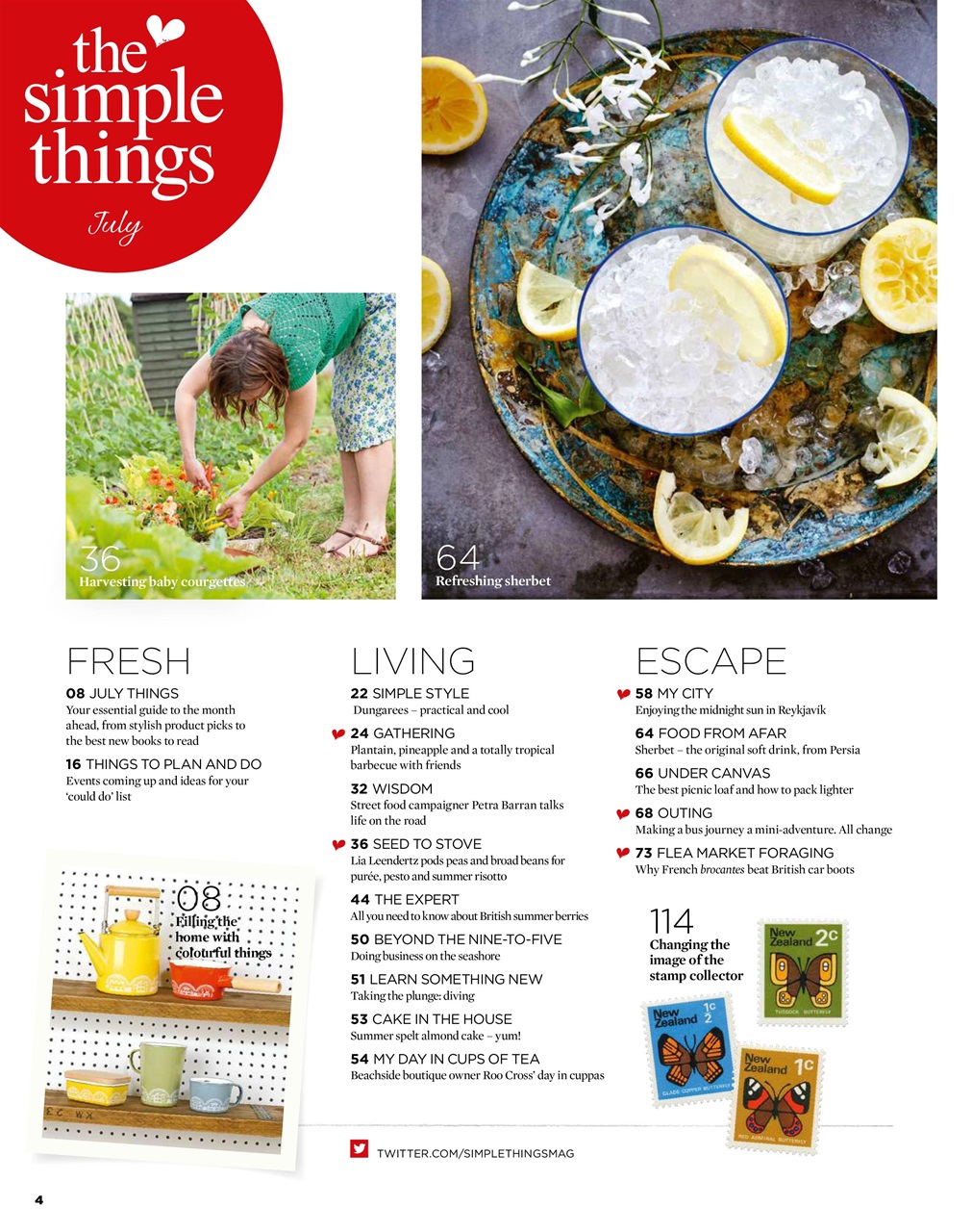 The Simple Things Preview Pages