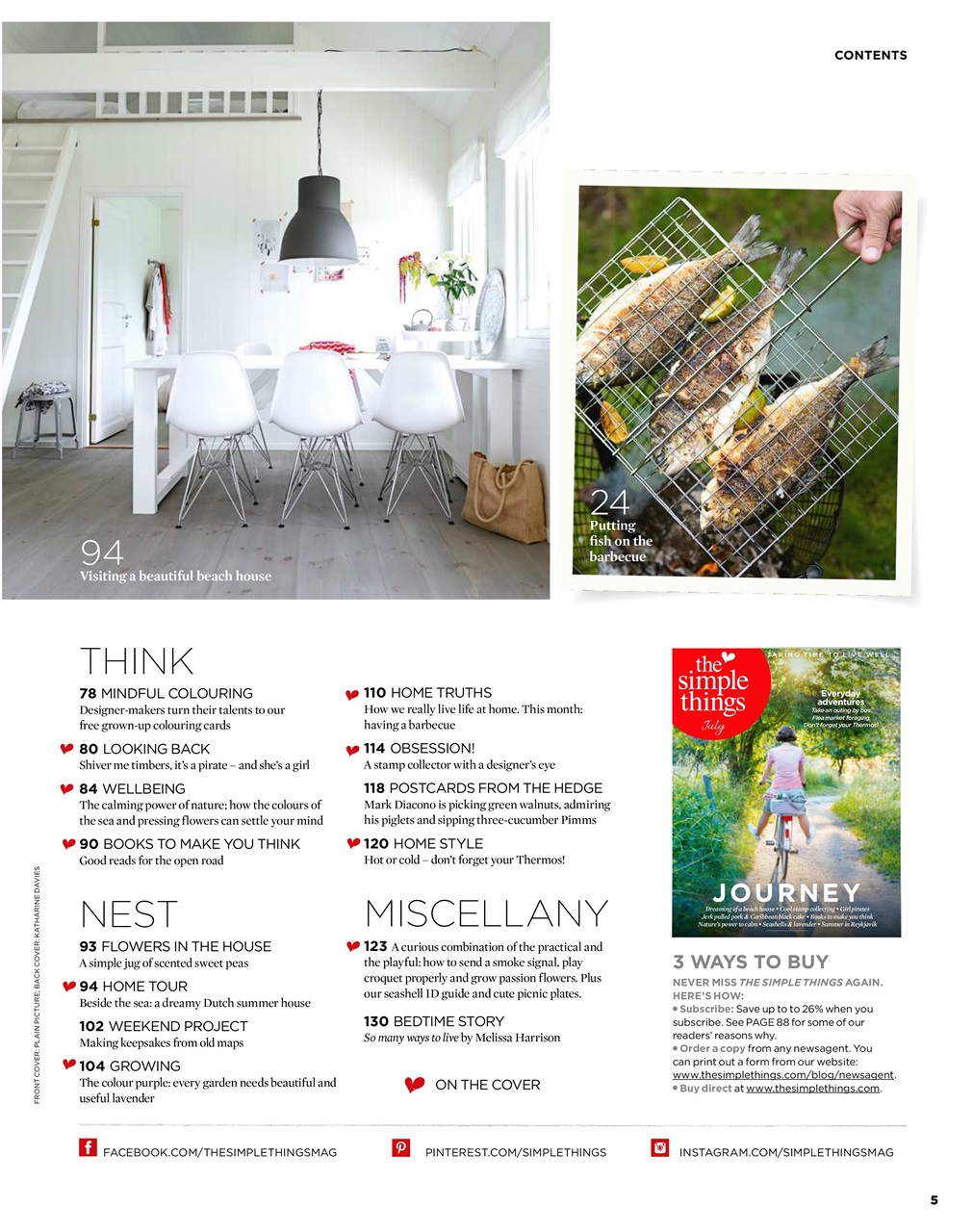 The Simple Things Preview Pages