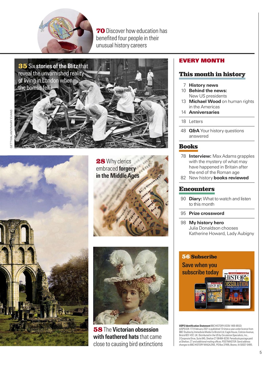 BBC History Magazine Preview Pages