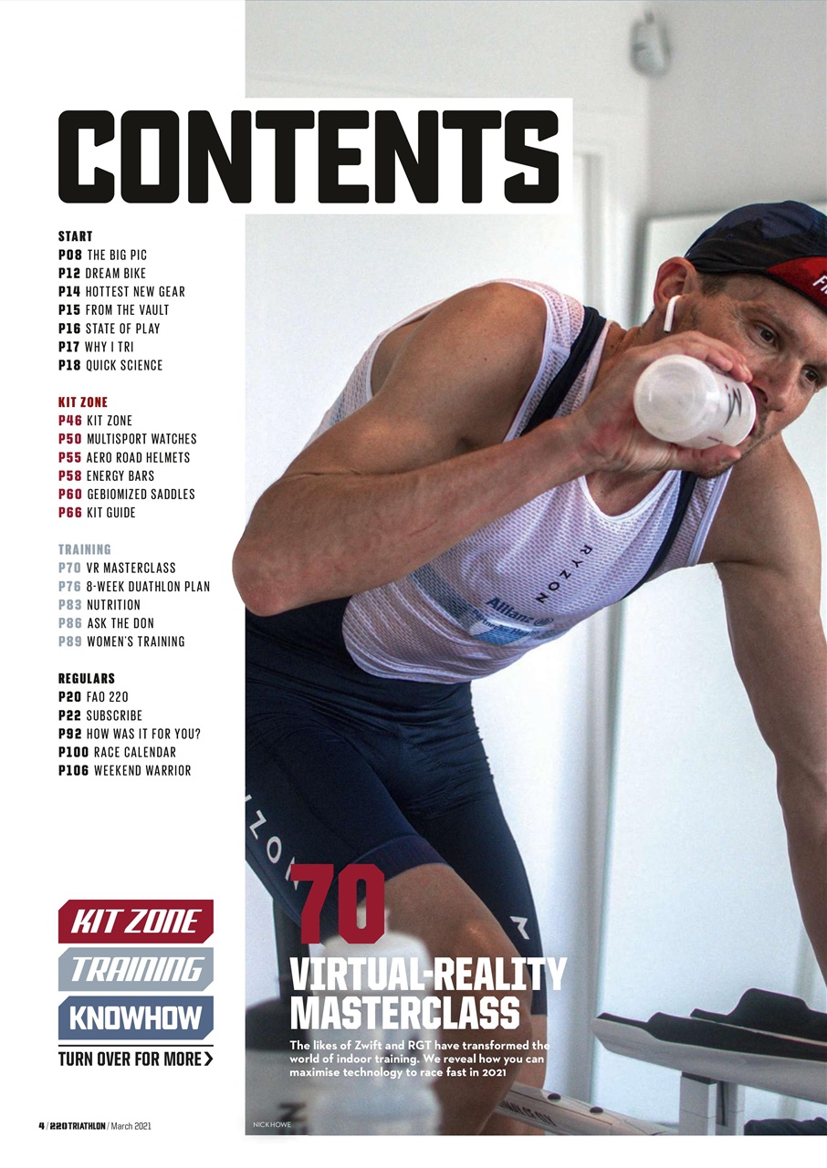 220 Triathlon Magazine Preview Pages