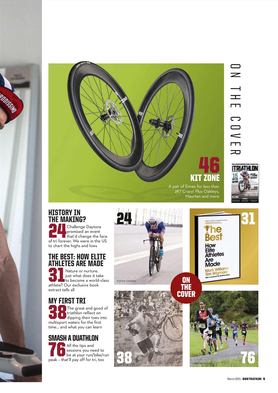 220 Triathlon Magazine Preview Pages