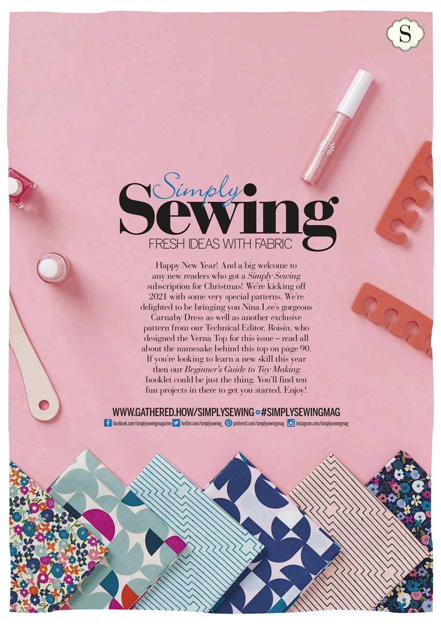 Simply Sewing Preview Pages