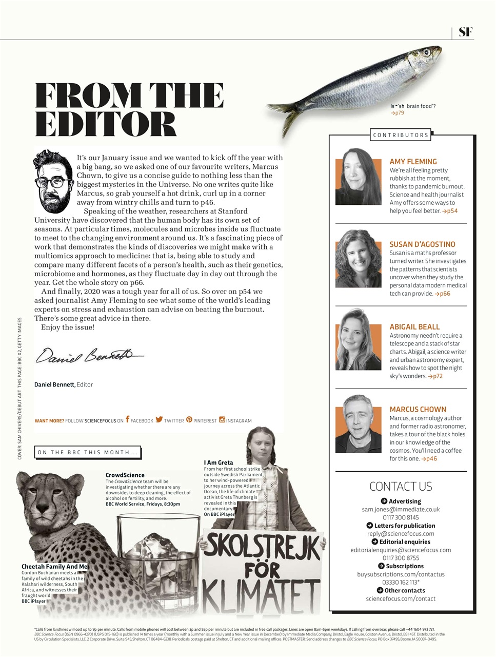 BBC Science Focus Magazine Preview Pages