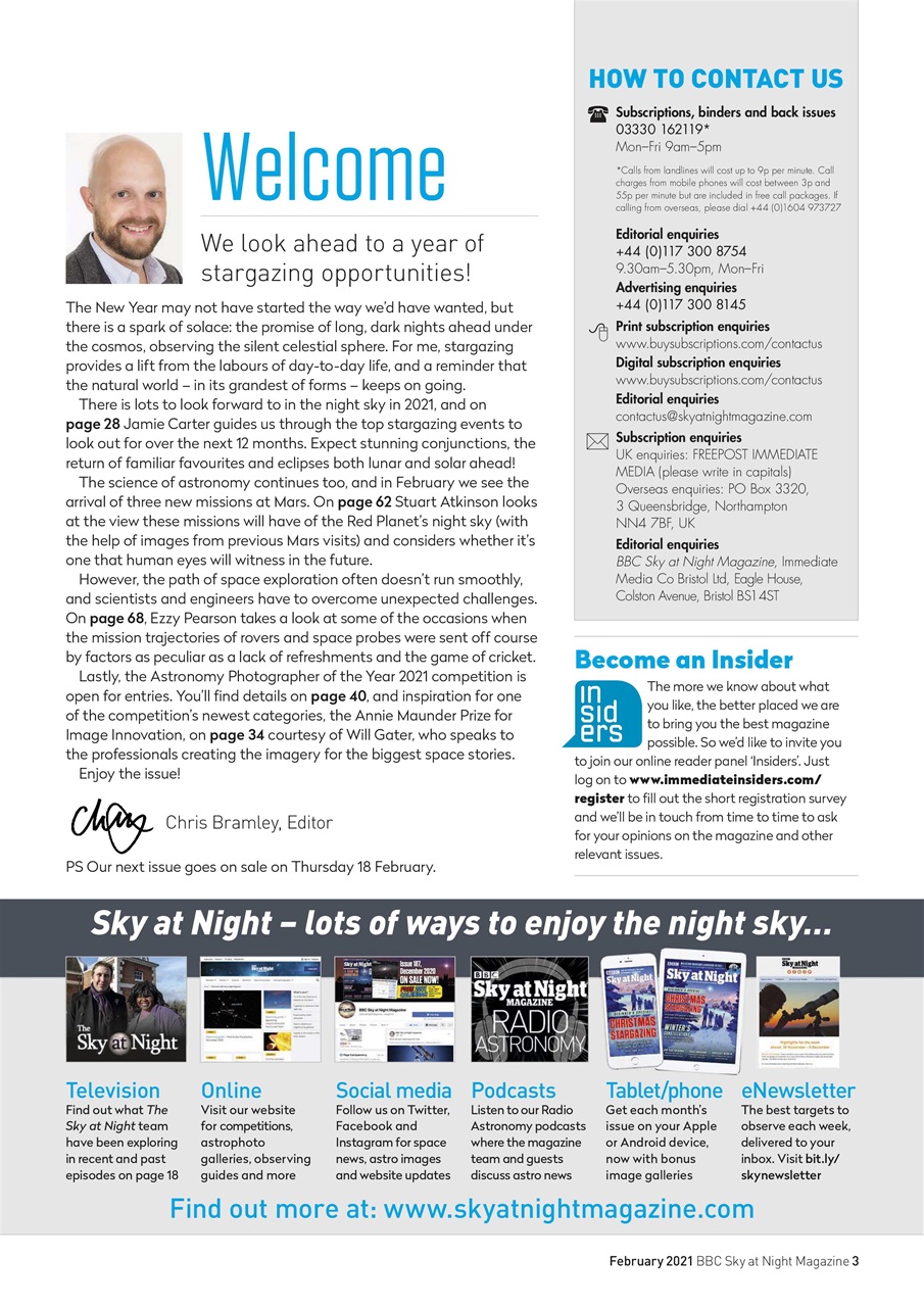 BBC Sky at Night Magazine Preview Pages