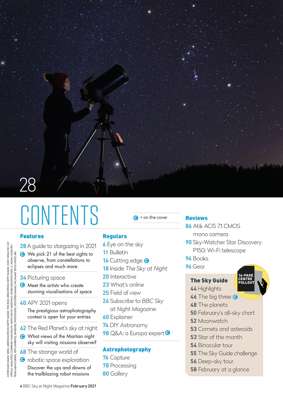 BBC Sky at Night Magazine Preview Pages