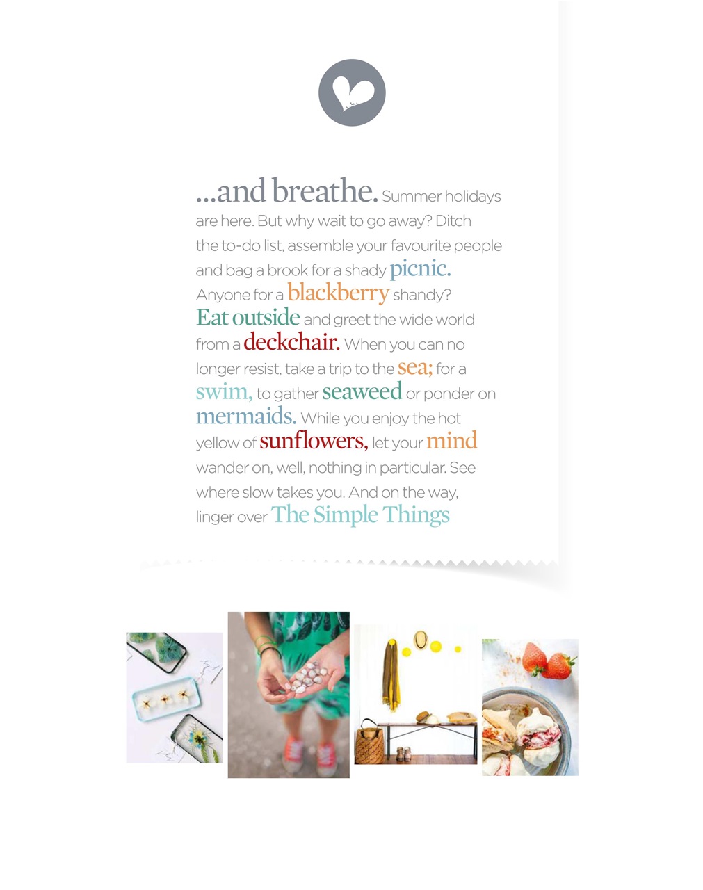 The Simple Things Preview Pages