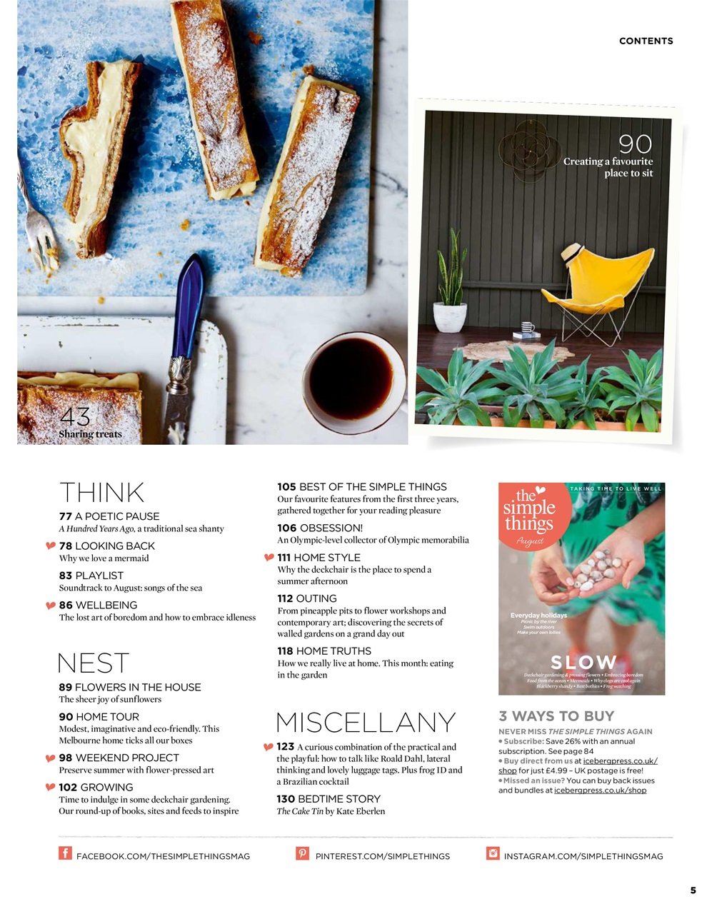 The Simple Things Preview Pages