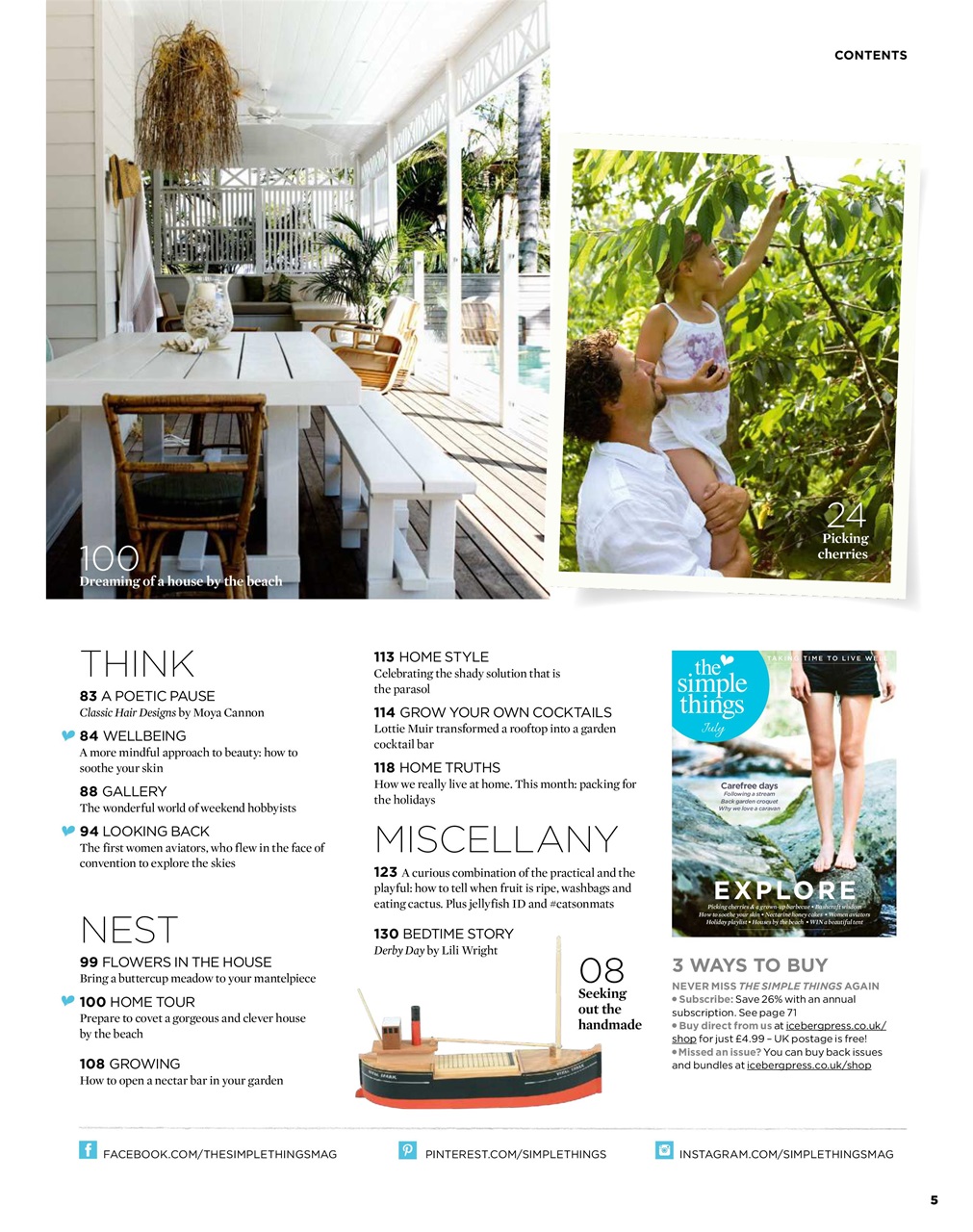 The Simple Things Preview Pages