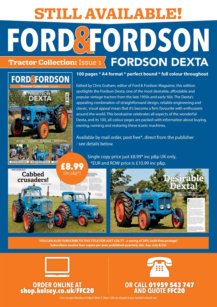 Ford & Fordson Tractor Collection Preview Pages