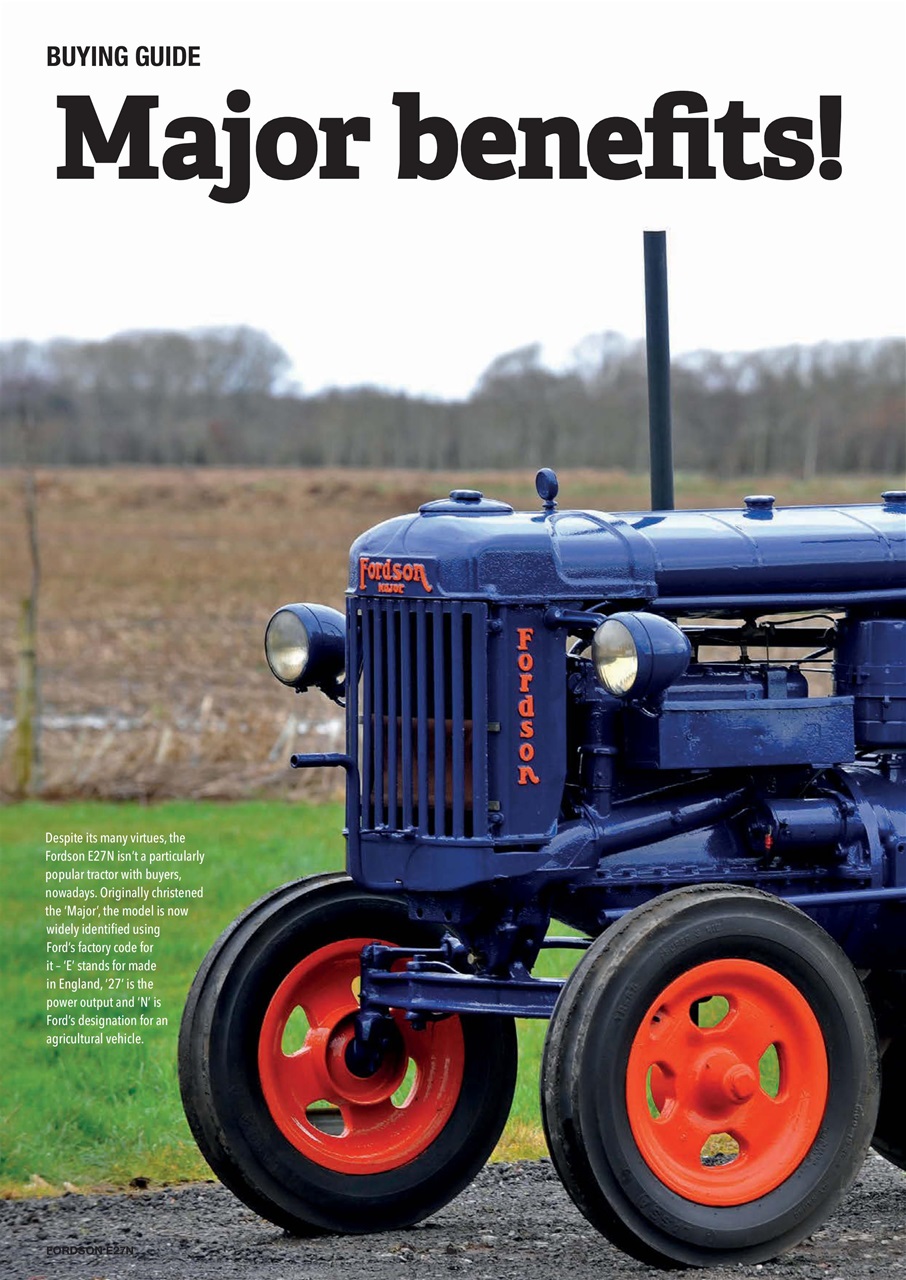 Ford & Fordson Tractor Collection Preview Pages