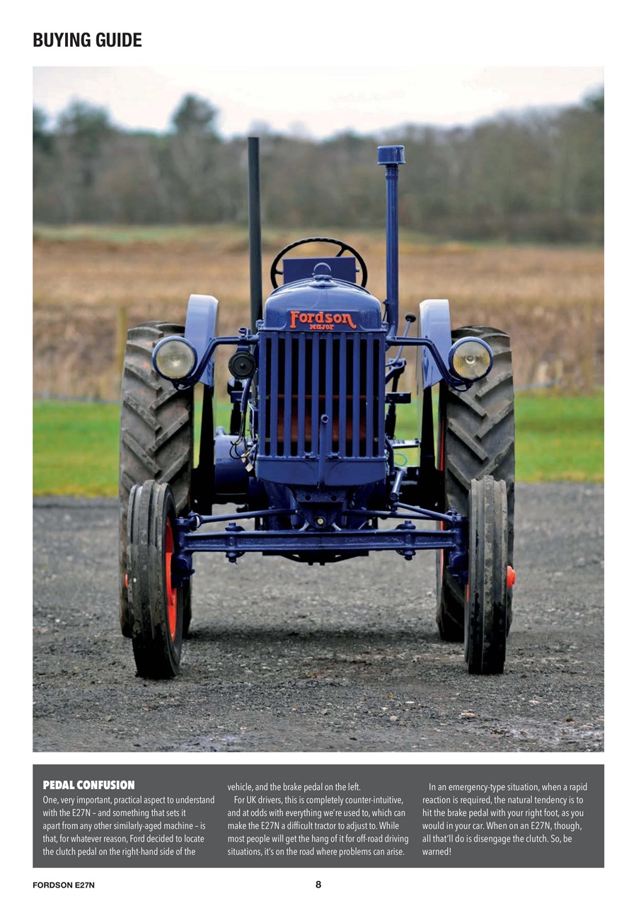 Ford & Fordson Tractor Collection Preview Pages