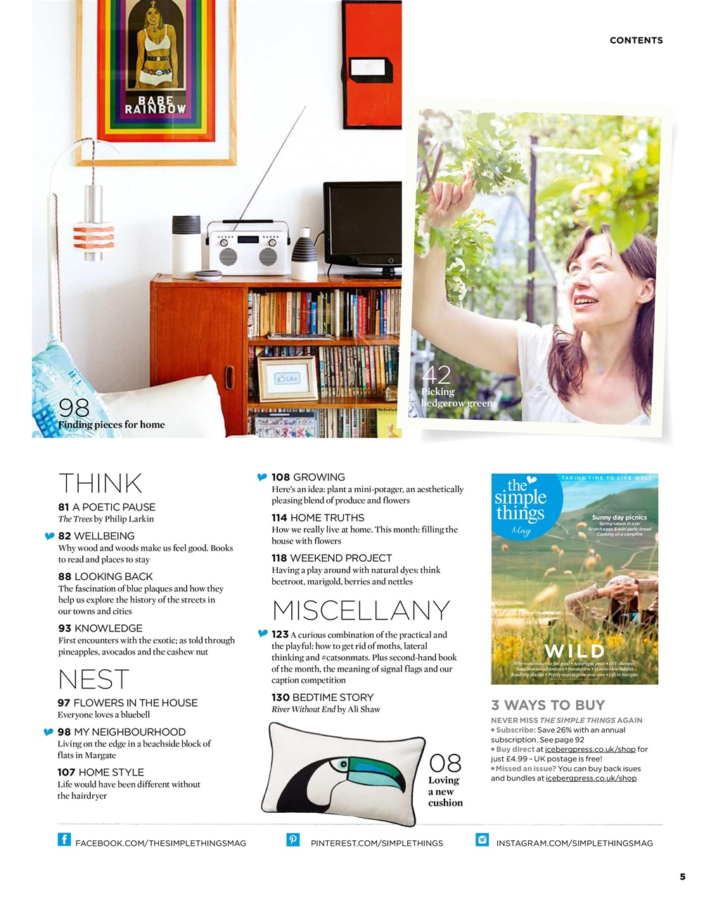 The Simple Things Preview Pages