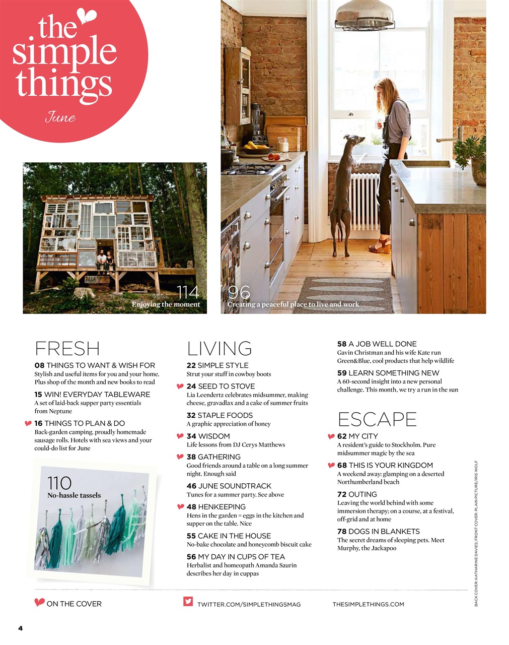 The Simple Things Preview Pages