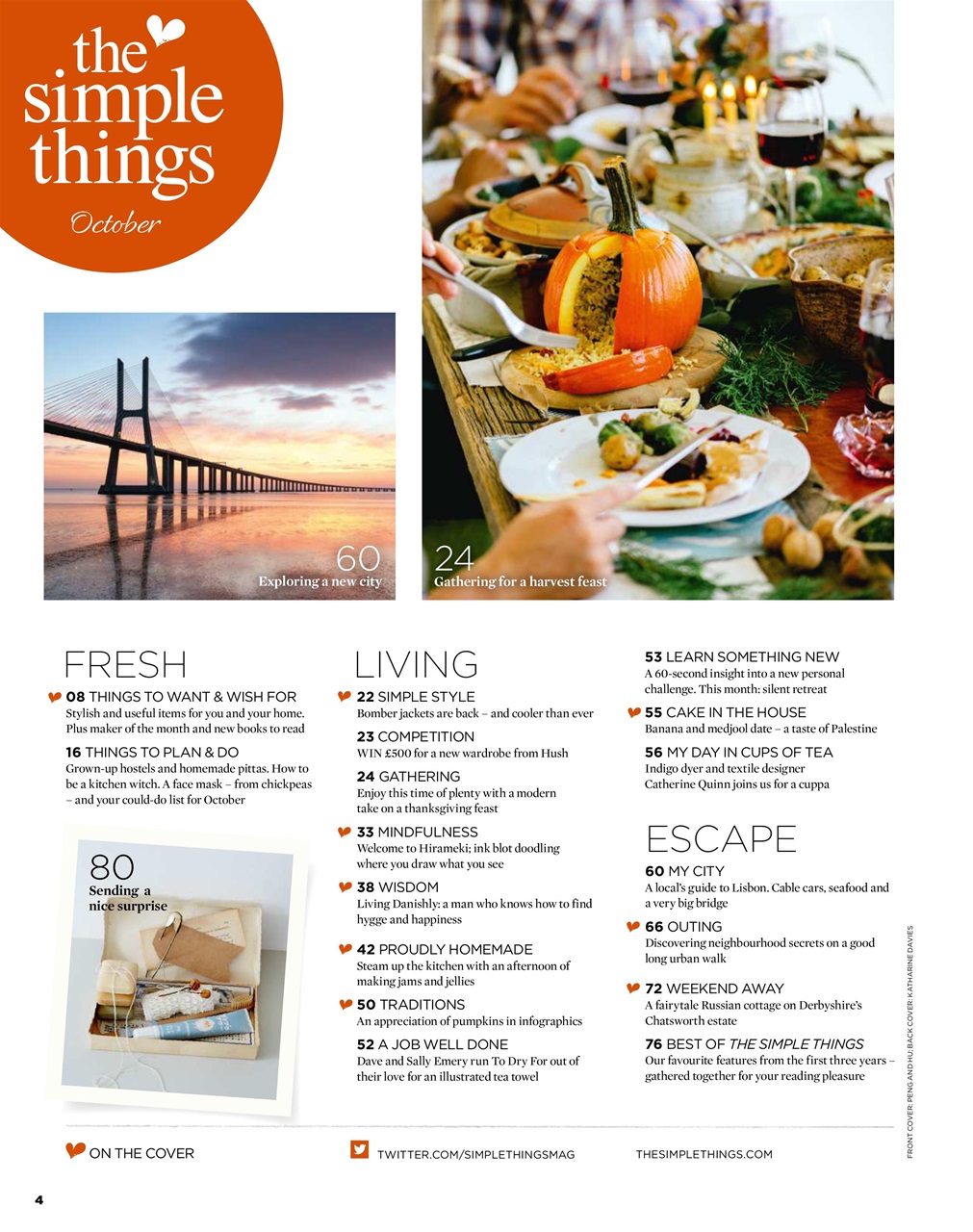 The Simple Things Preview Pages