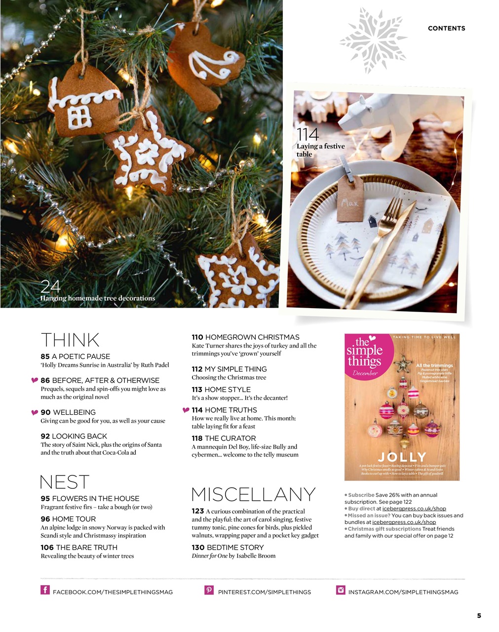 The Simple Things Preview Pages