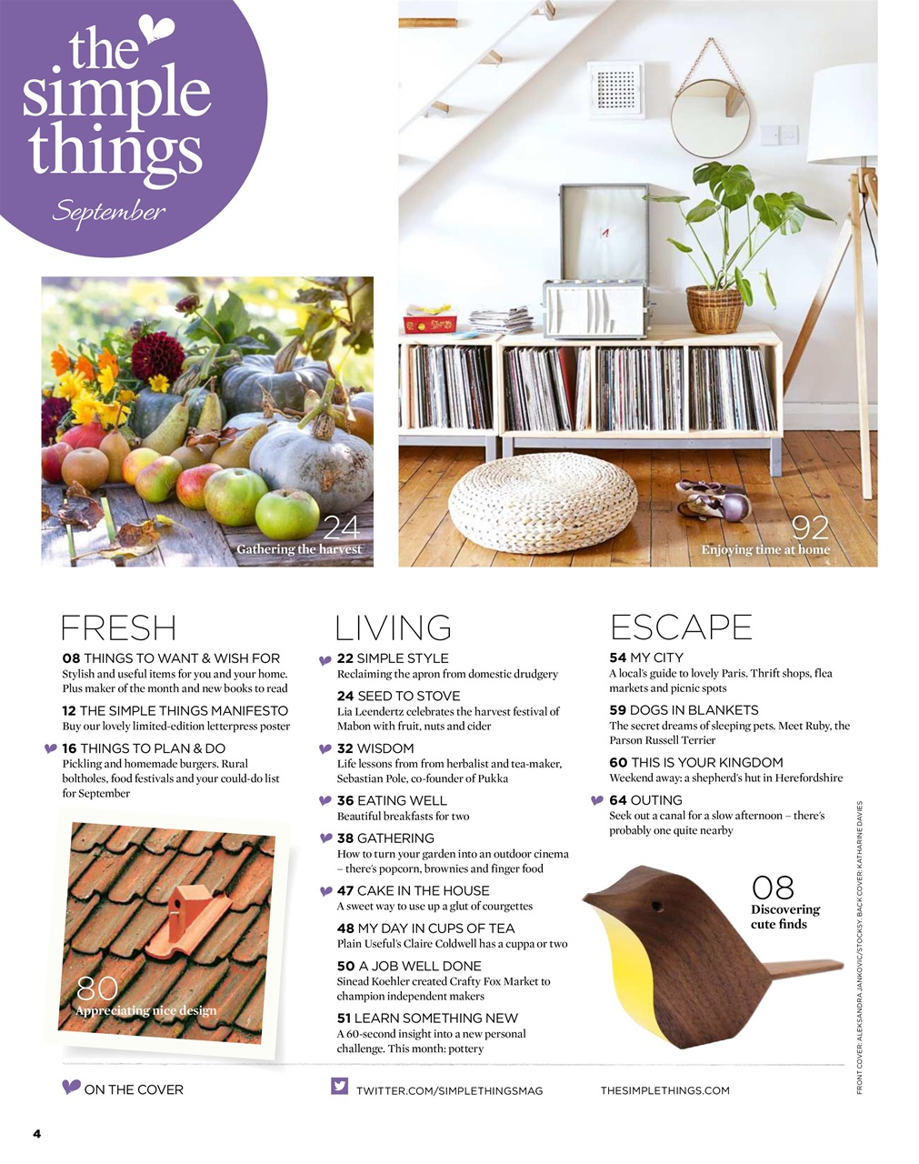 The Simple Things Preview Pages