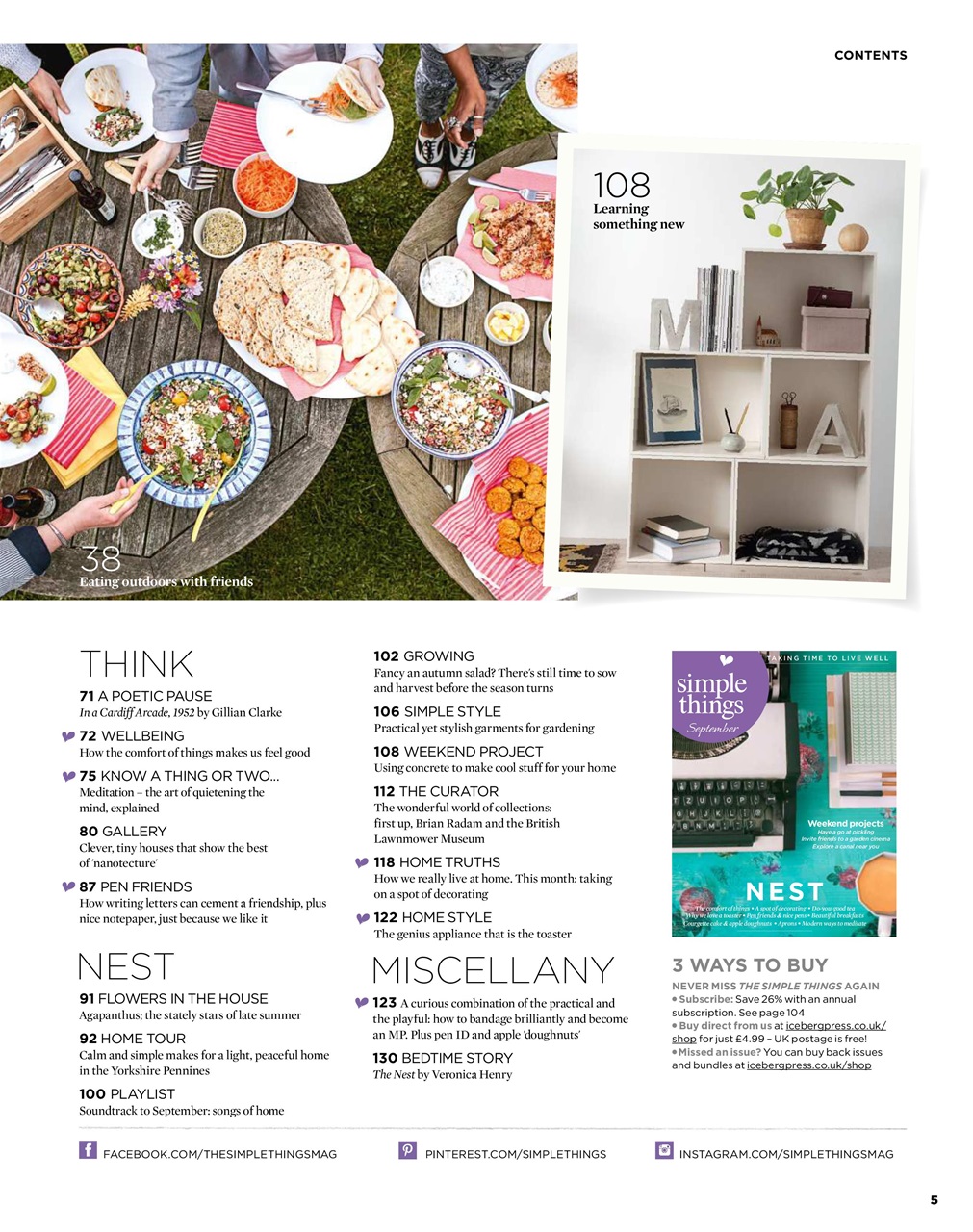 The Simple Things Preview Pages