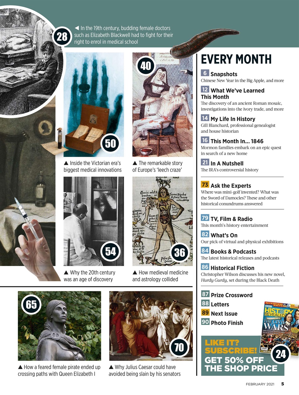 BBC History Revealed Magazine Preview Pages