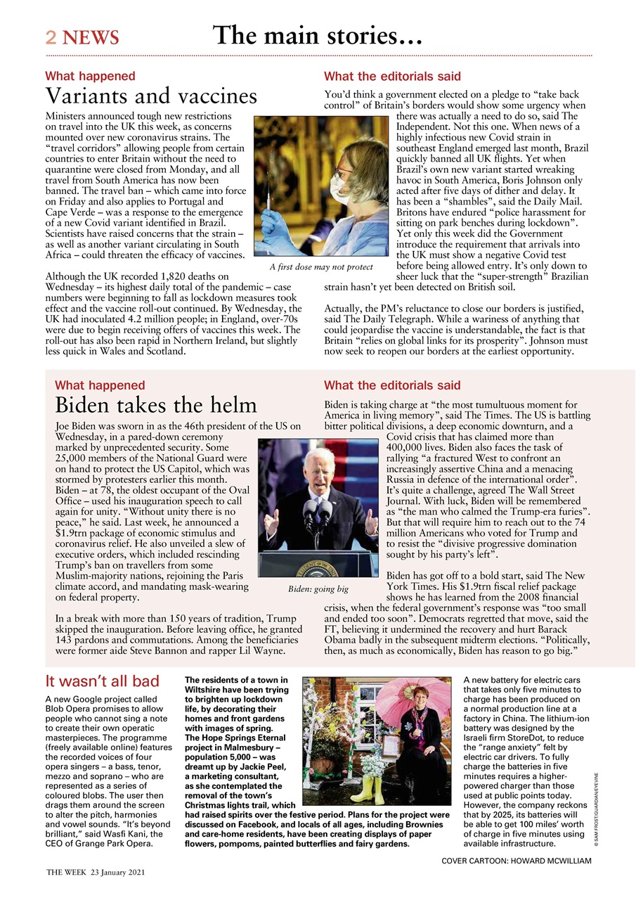 The Week Preview Pages