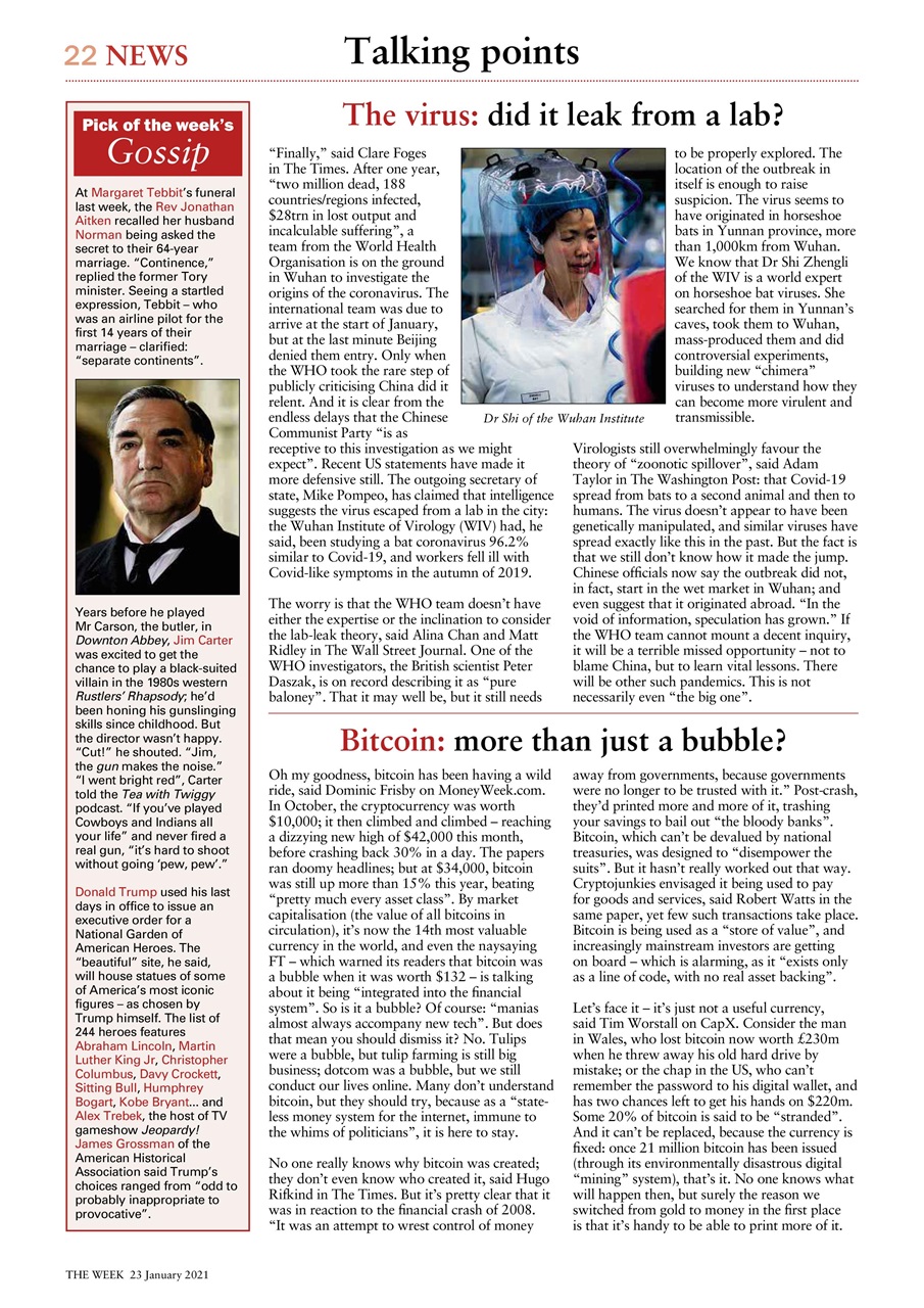 The Week Preview Pages